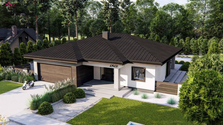 Польский проект z500 одноэтажный дом