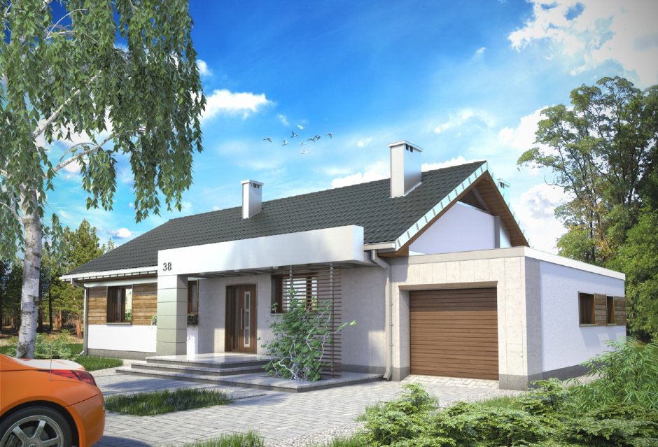 Одноэтажный дом из газобетона 150 м2