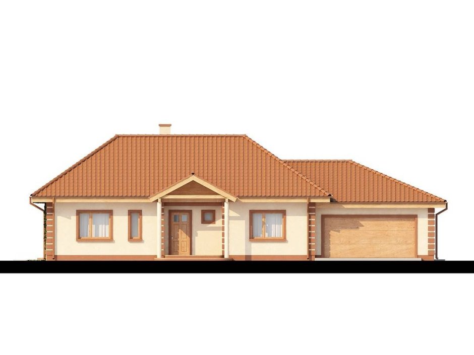 Z500 проекты одноэтажных домов из кирпича