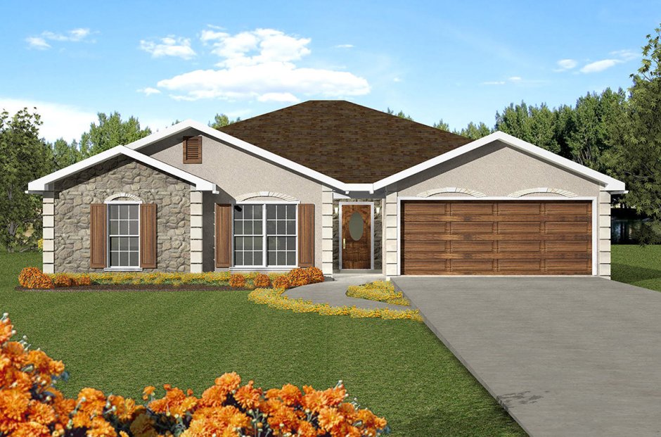 Одноэтажный дом