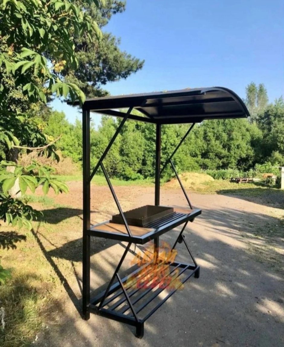 Мангал с крышей Loft