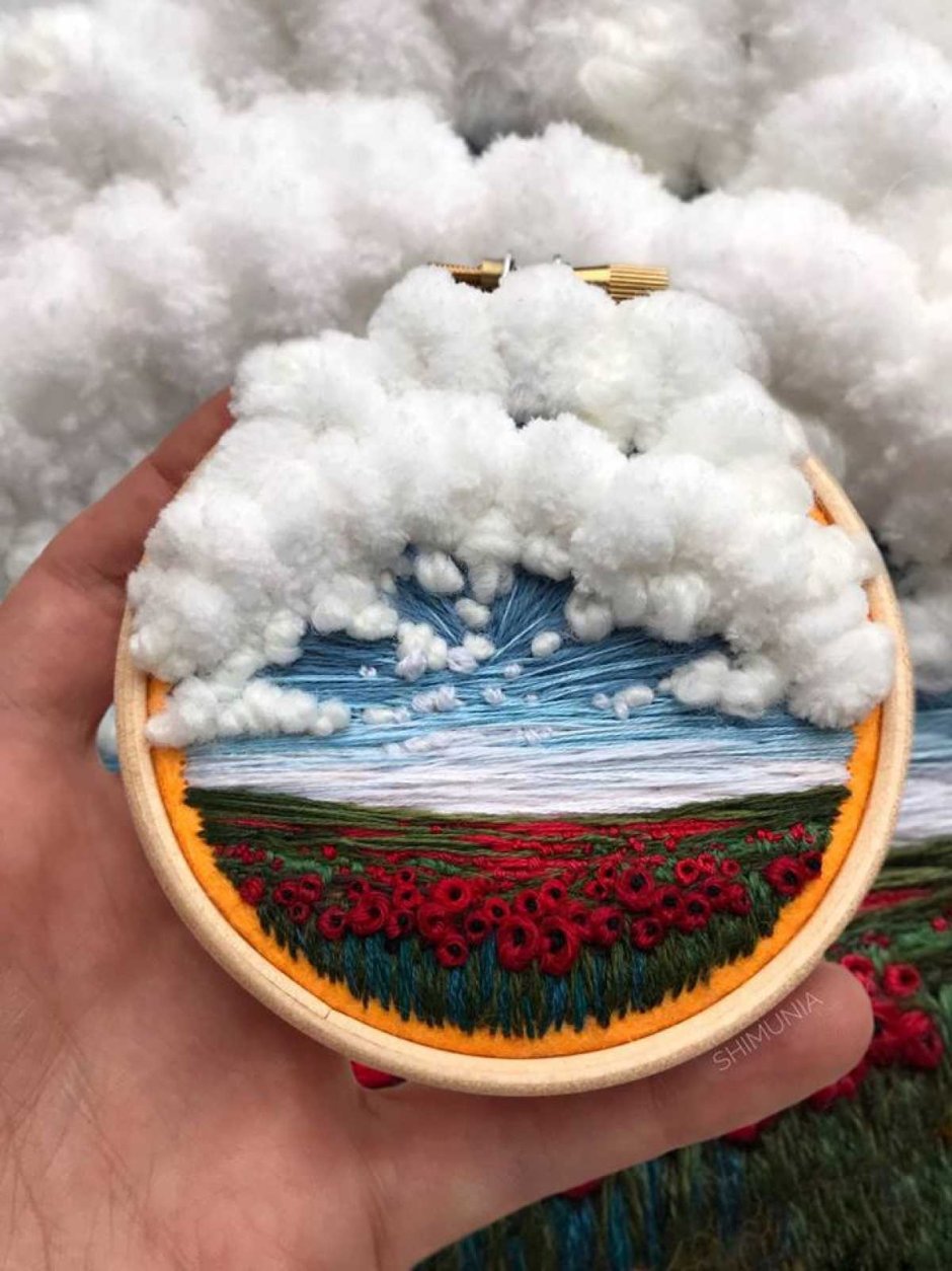 Облако из шерсти