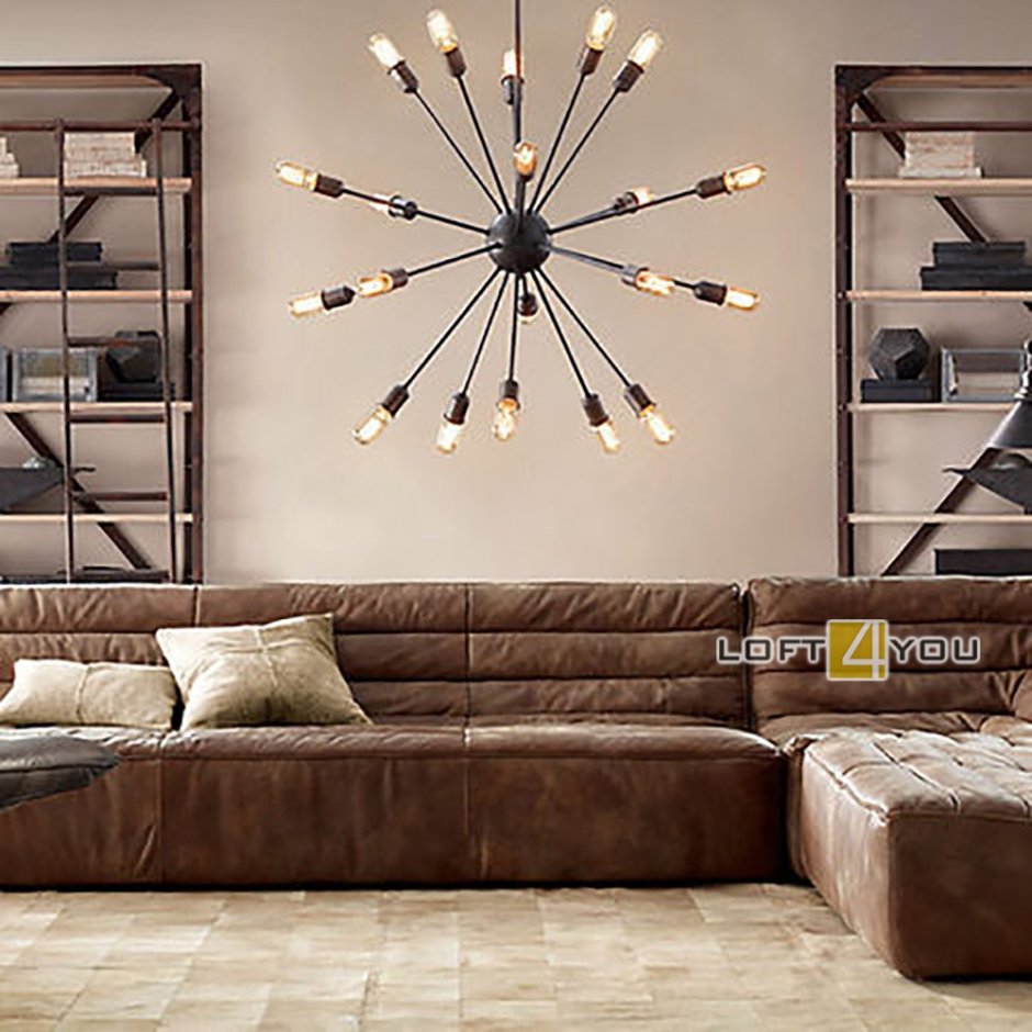 Люстра Modern Sputnik 6 Black