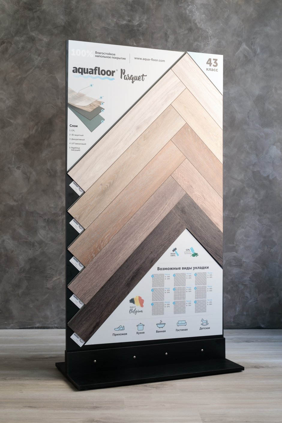Стенд Pergo LVT