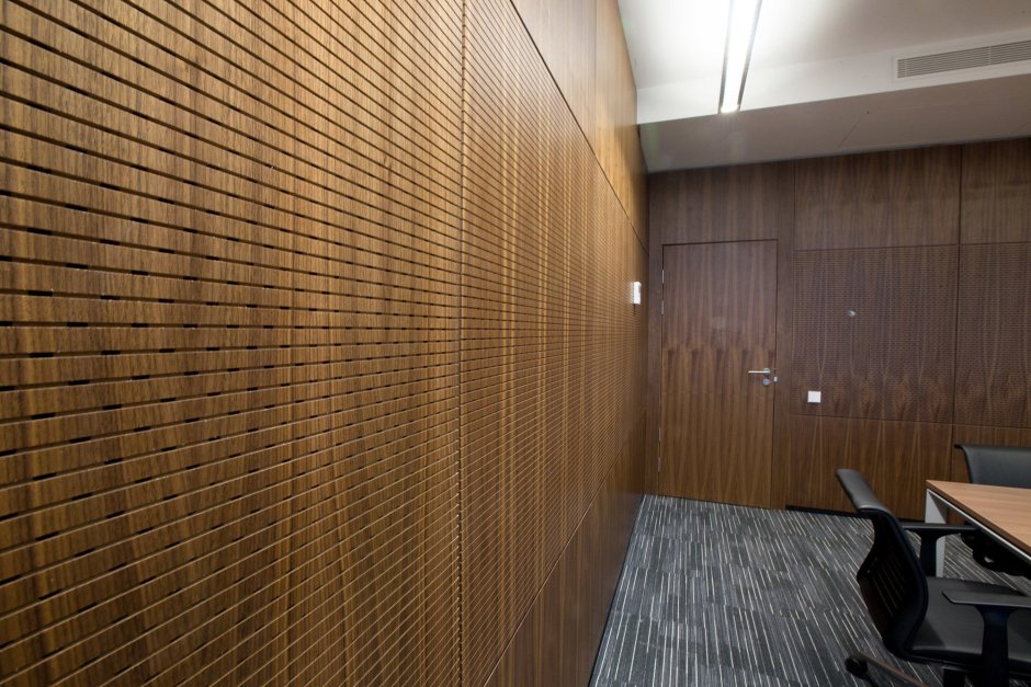Акустические шпонированные панели Gustafs Panel System