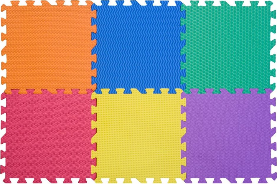 Коврик-пазл FUNKIDS Симпл-12, толщ. 15 Мм