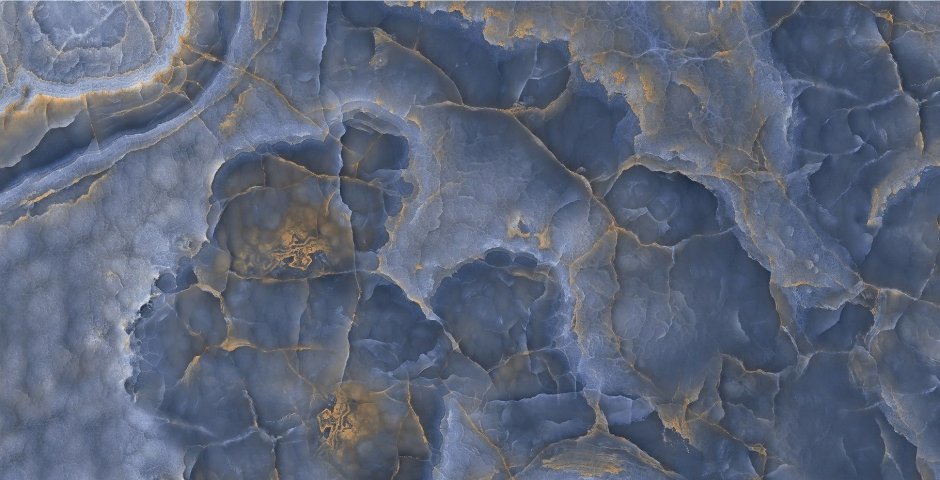 Керамогранит Bluezone Ice Onyx Blue High Glossy 60×120