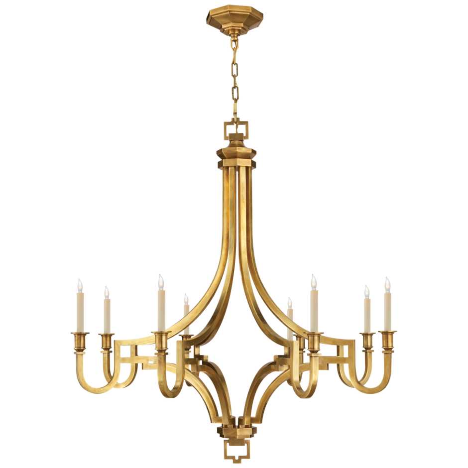 Visual Comfort e.f. Chapman mykonos 8 Light Chandelier