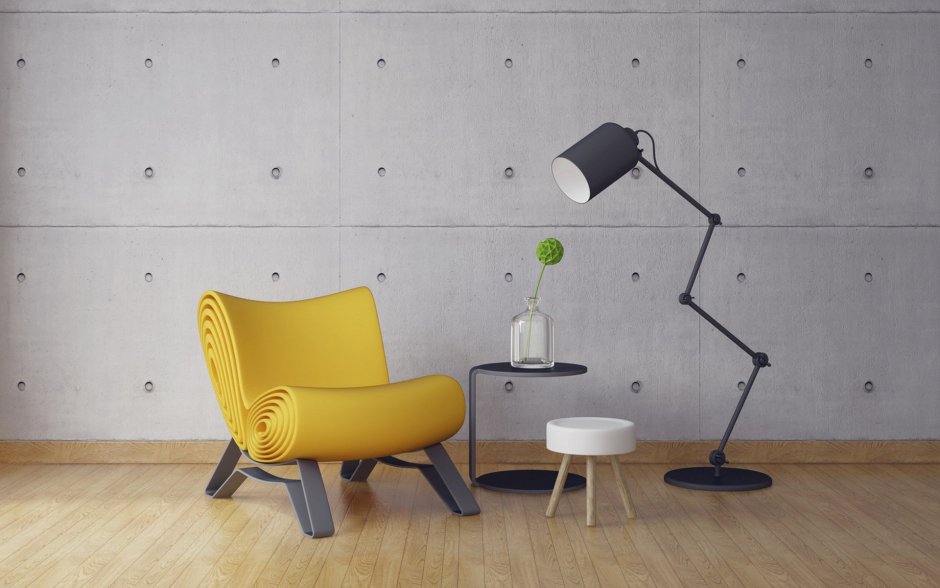 Разноцветные лофт кресла