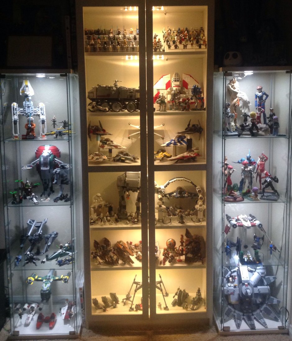 LEGO Star Wars collection display