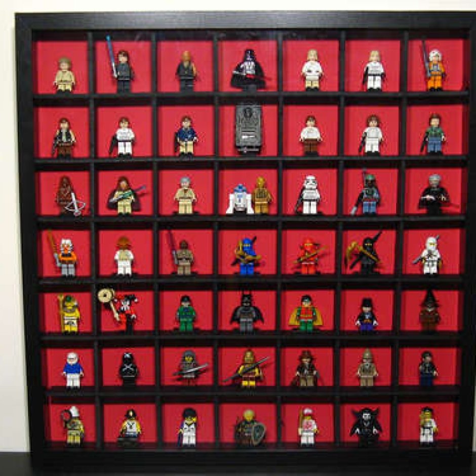 LEGO ikea Minifigure display