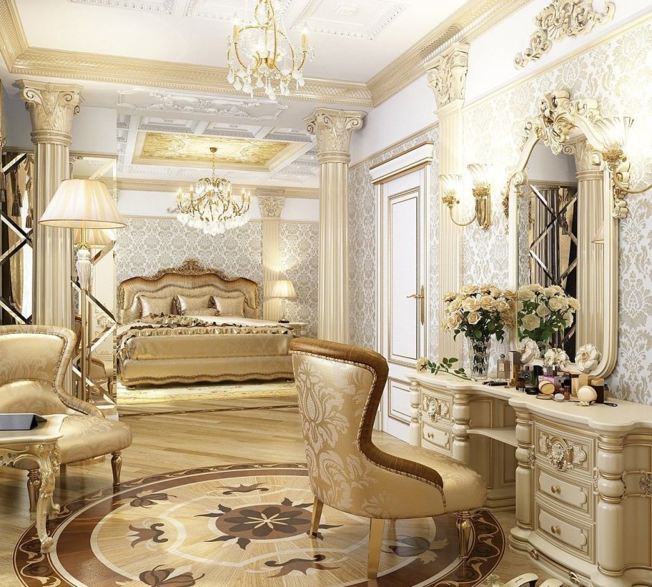 Гостиная Ампир Барокко