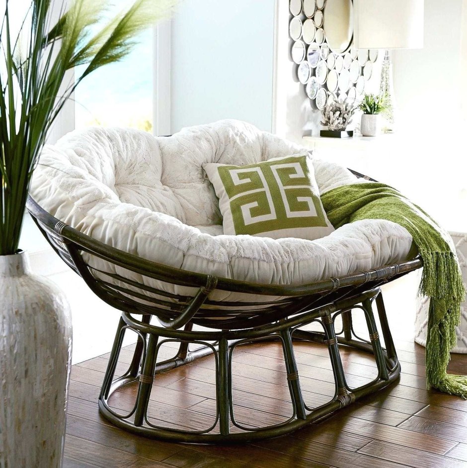Мебель плетеное кресло Папасан