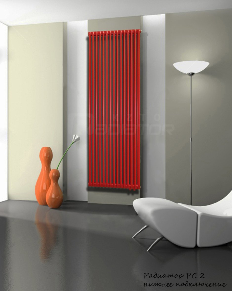 Zehnder красный радиатор отопления