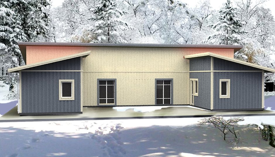 Готовые домики из сэндвич панелей