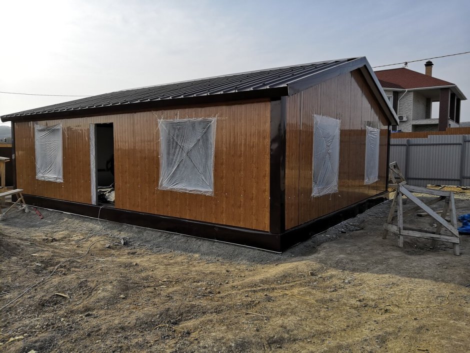 Домик из сэндвич панелей