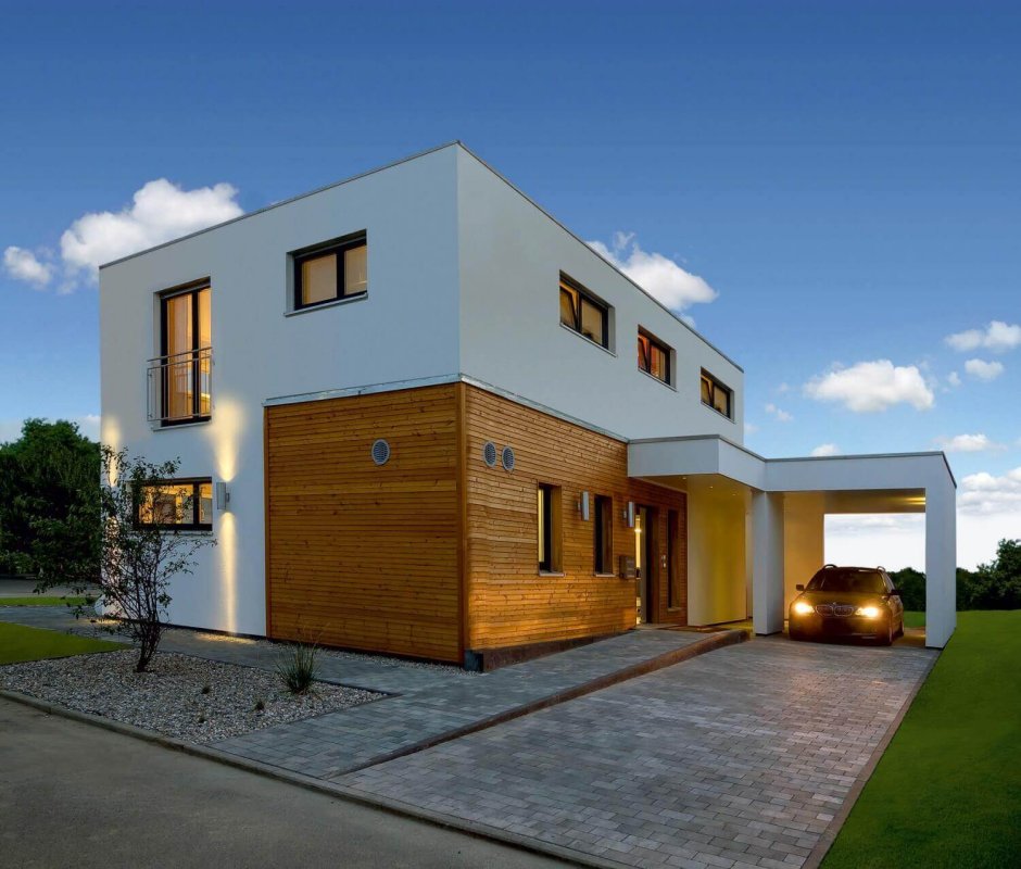 Жилой дом из сэндвич панелей