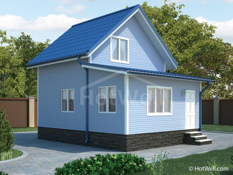 Садовый домик из сэндвич панелей