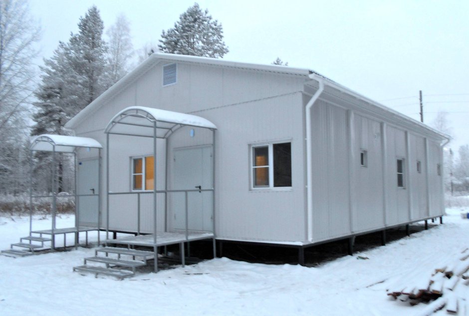 Мини домики из сэндвич панелей