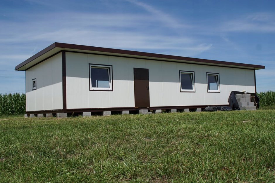 Одноэтажный дом из сэндвич панелей