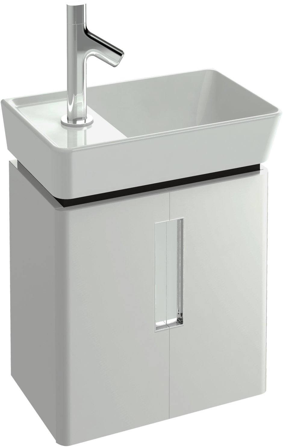 Раковина Jacob Delafon reve e4805-00 45*28,5 см
