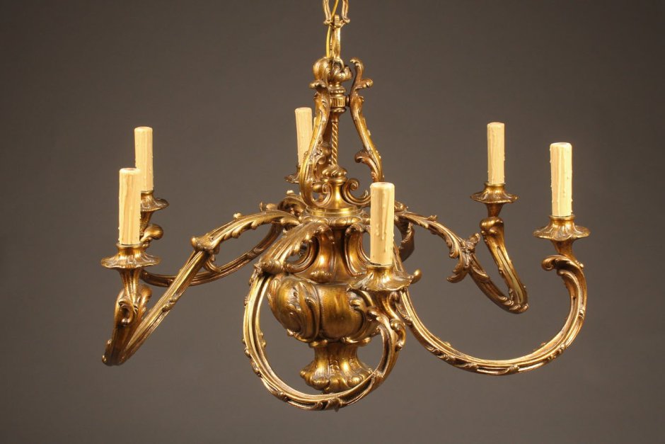 Clive 8-Arm Chandelier, Bronze