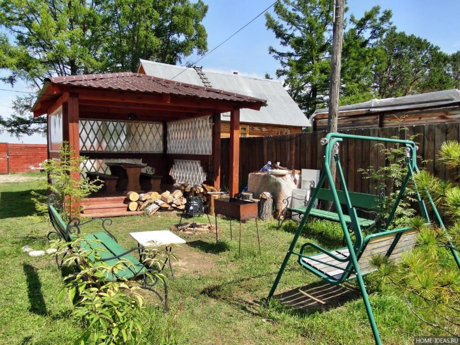 Мангальная зона на даче