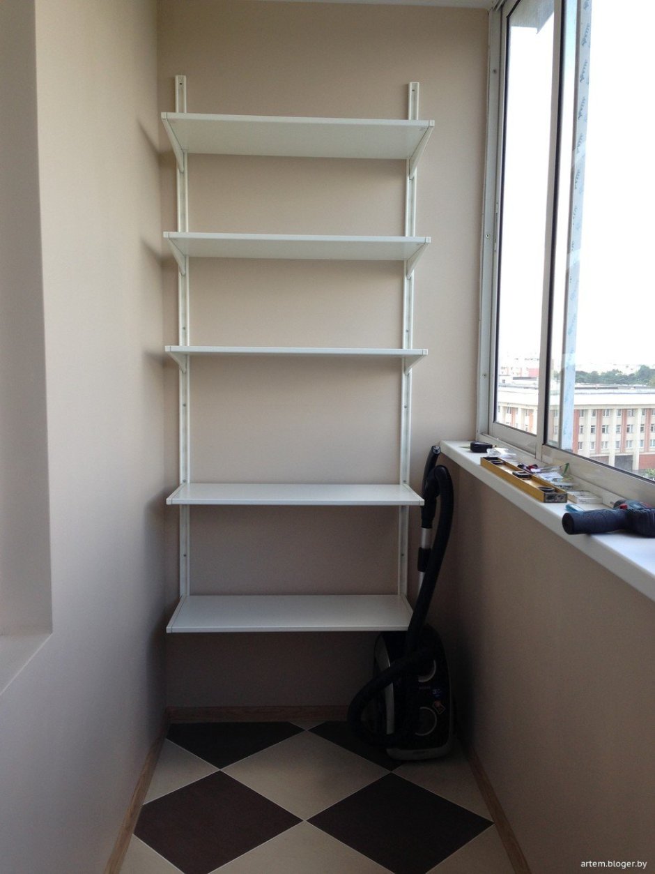 Стеллаж на балкон