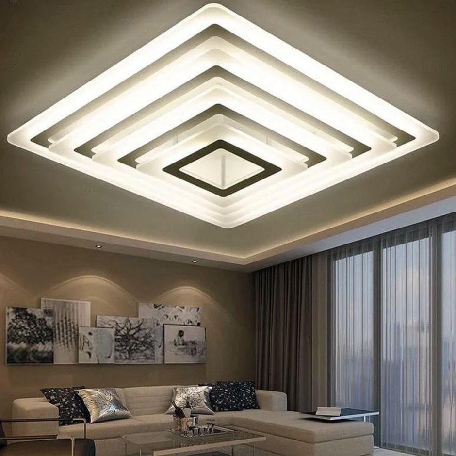 Люстра led потолочная с пультом 70015/55