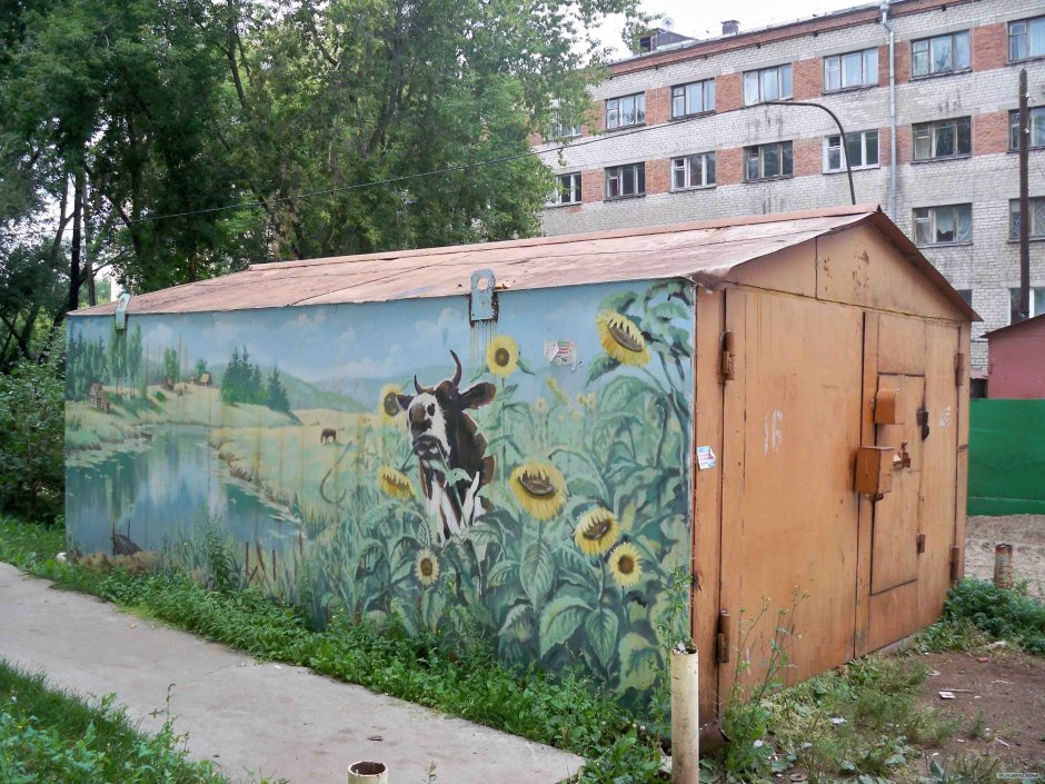 Роспись гаража