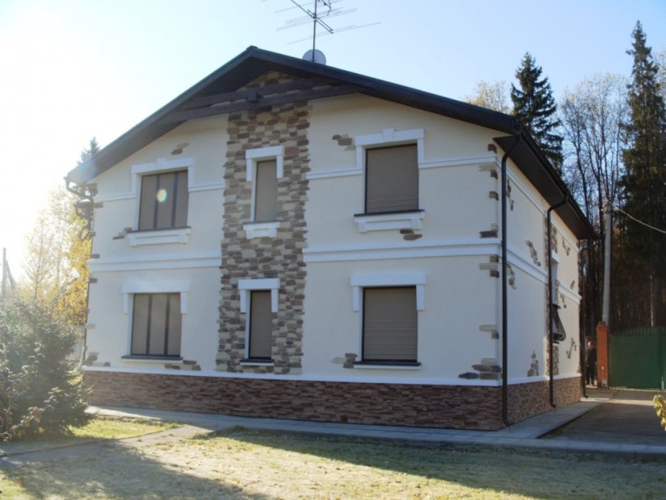 Отделка дома из газобетона