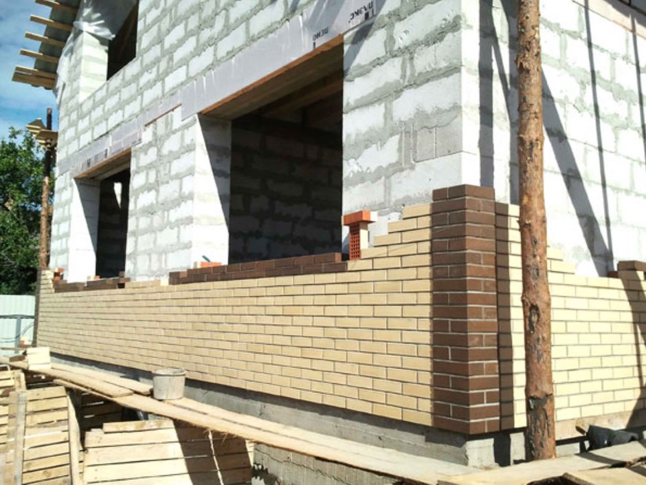 Отделка дома из газобетона