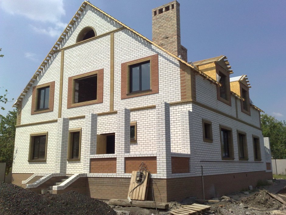 Красивая отделка дома из газобетона