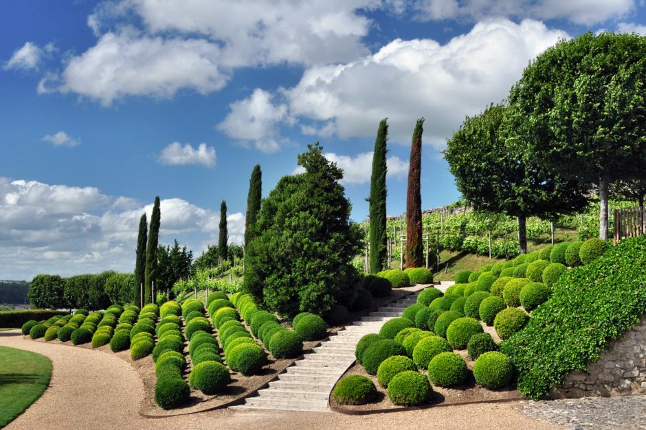 Террасированный итальянский сад