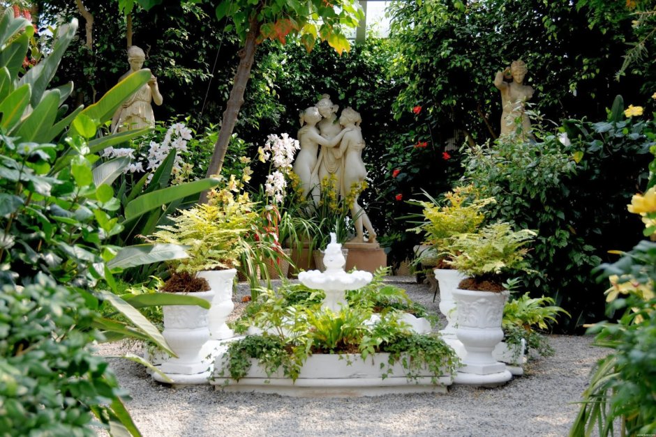Итальянский сад ландшафтный дизайн