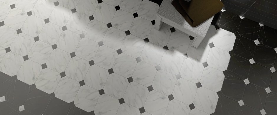 Equipe Octagon marmol Blanco 20х20