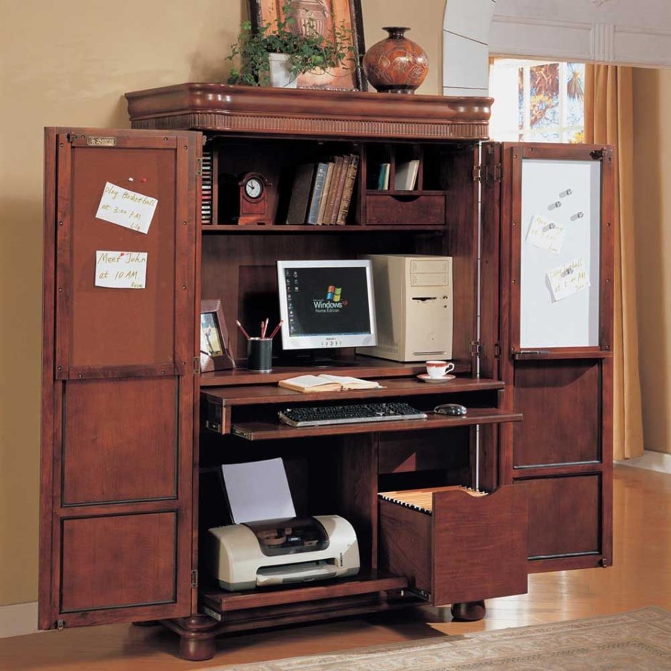 Desk Armoire combination
