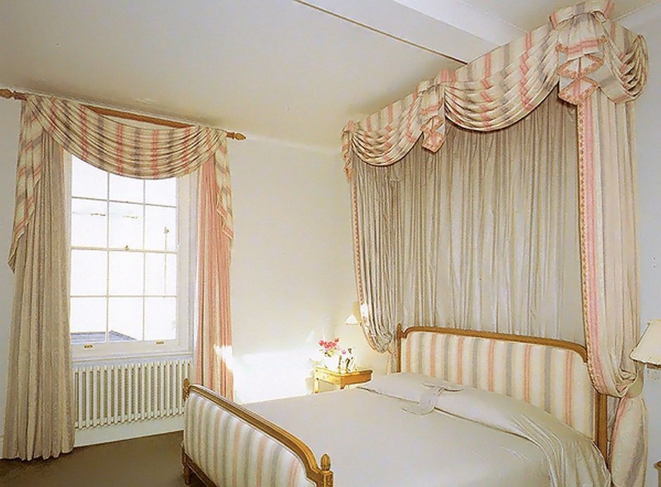 Очень красивые шторы для спальни
