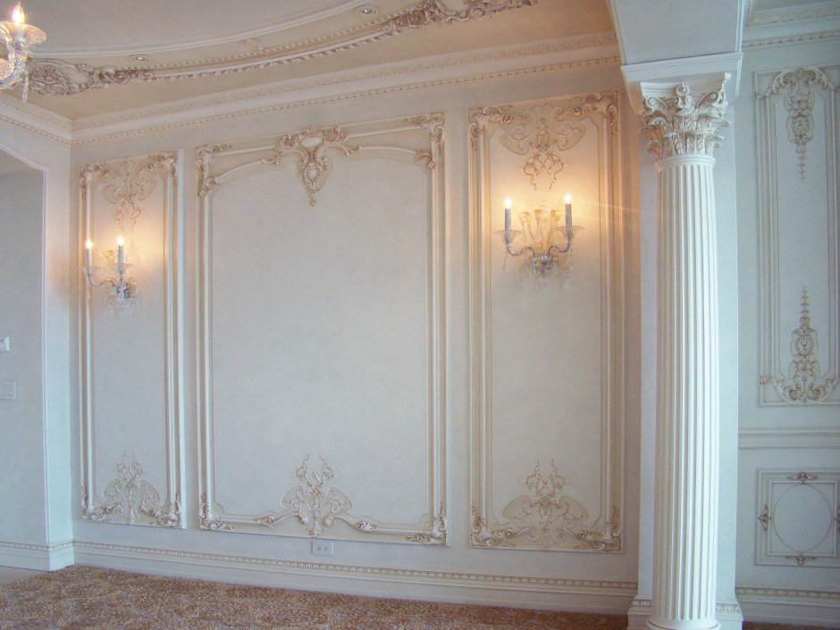 Лепнина рококо буазери