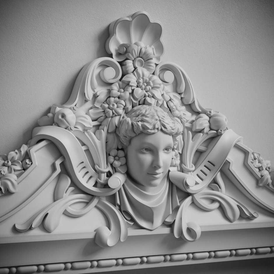 Гипсовая лепнина Аврора