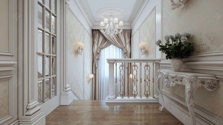 Стены в классическом стиле