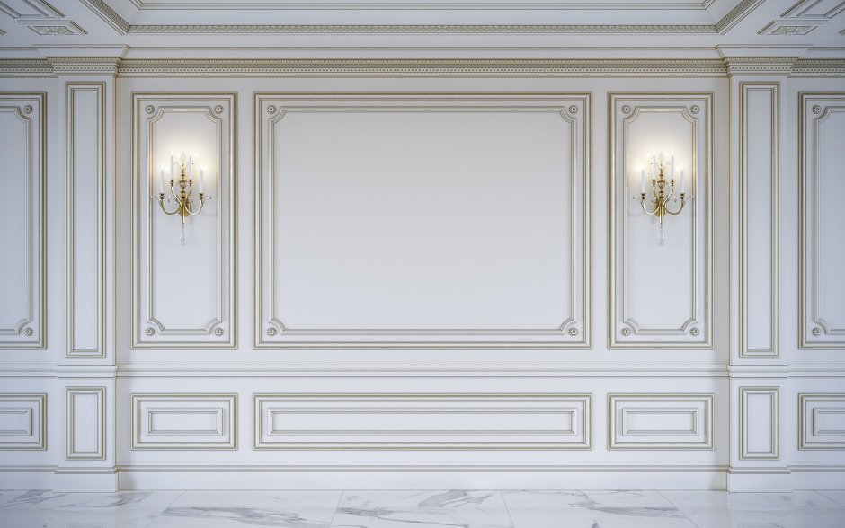 Пустая комната в классическом стиле