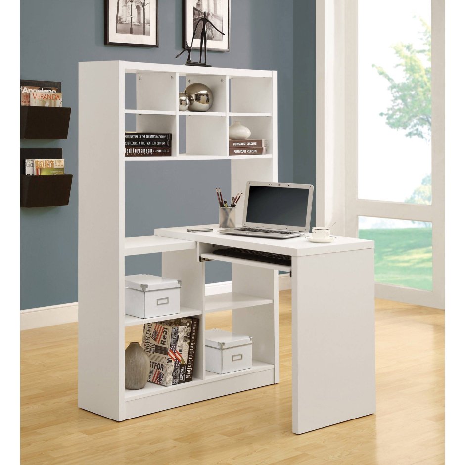 Стол компьютерный Homeoffice (белый, 1200х550х964 мм)