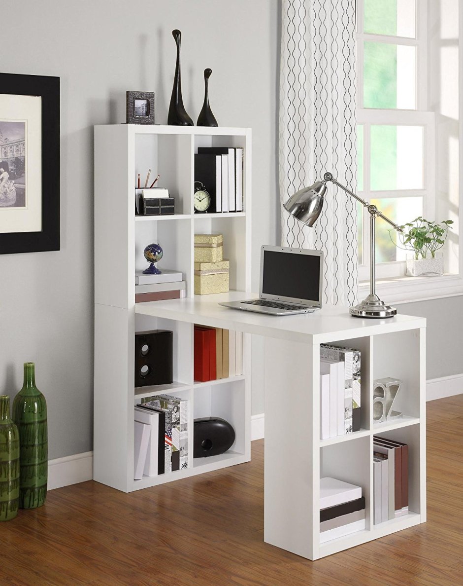 Стол со стеллажом ikea каллакс