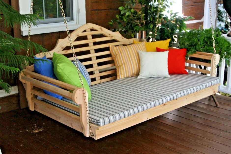Диван качели Wooden-Swing