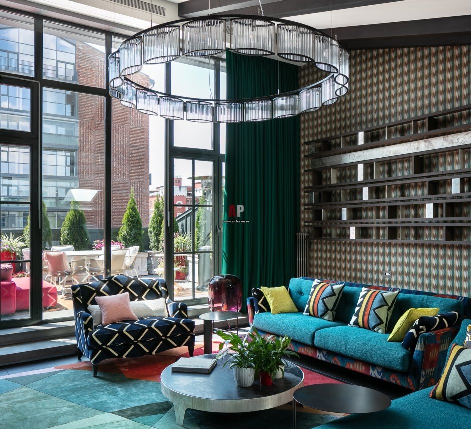 Studio 54 дизайн интерьера гостиная