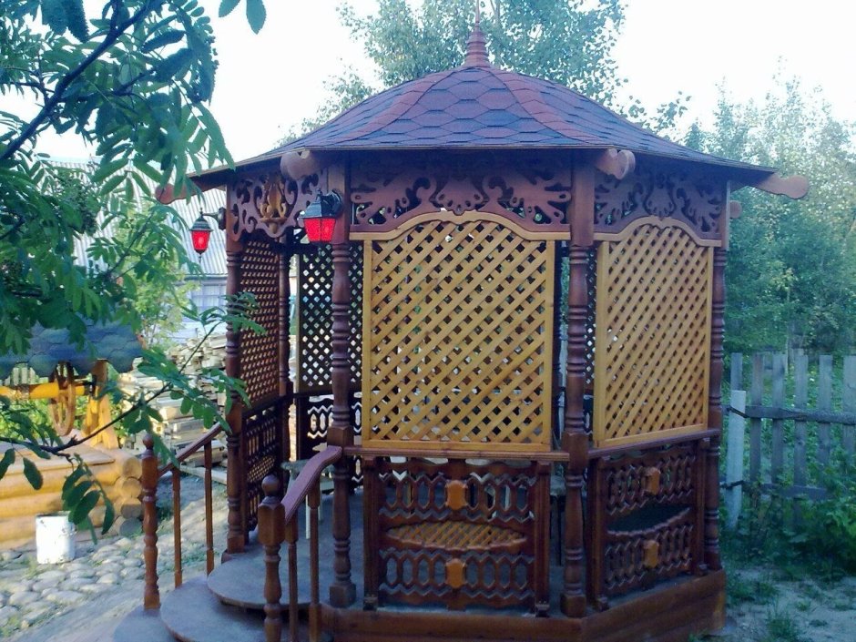 Красивые восточные беседки