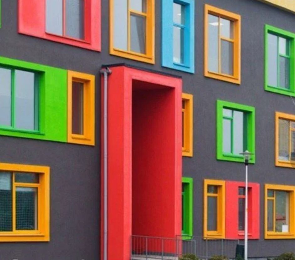 Цветовое решение фасадов