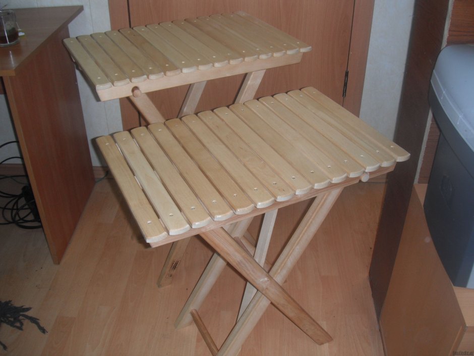 Столик из реек