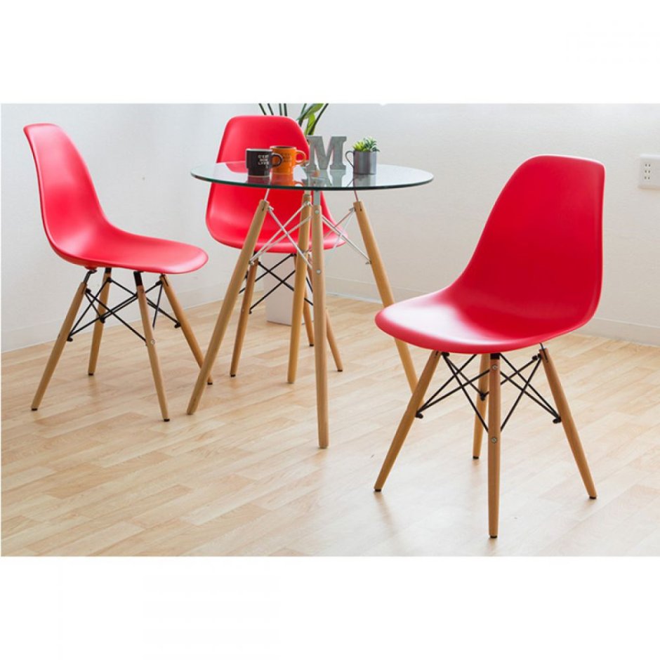 Стул Eames Style DSW красный